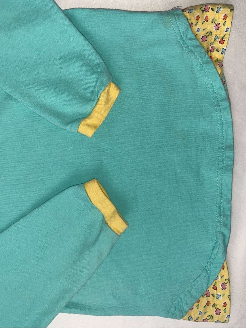 Gymboree 1998 Vintage Floral Embroidered Spring Is In The Air Sweatshirt, XL 5-6 - Picture 9 of 16